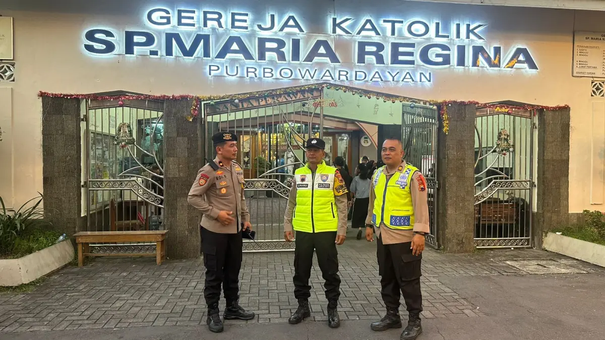Polisi amankan gereja Purwowardayan, (A Christian/Radar Solo)
