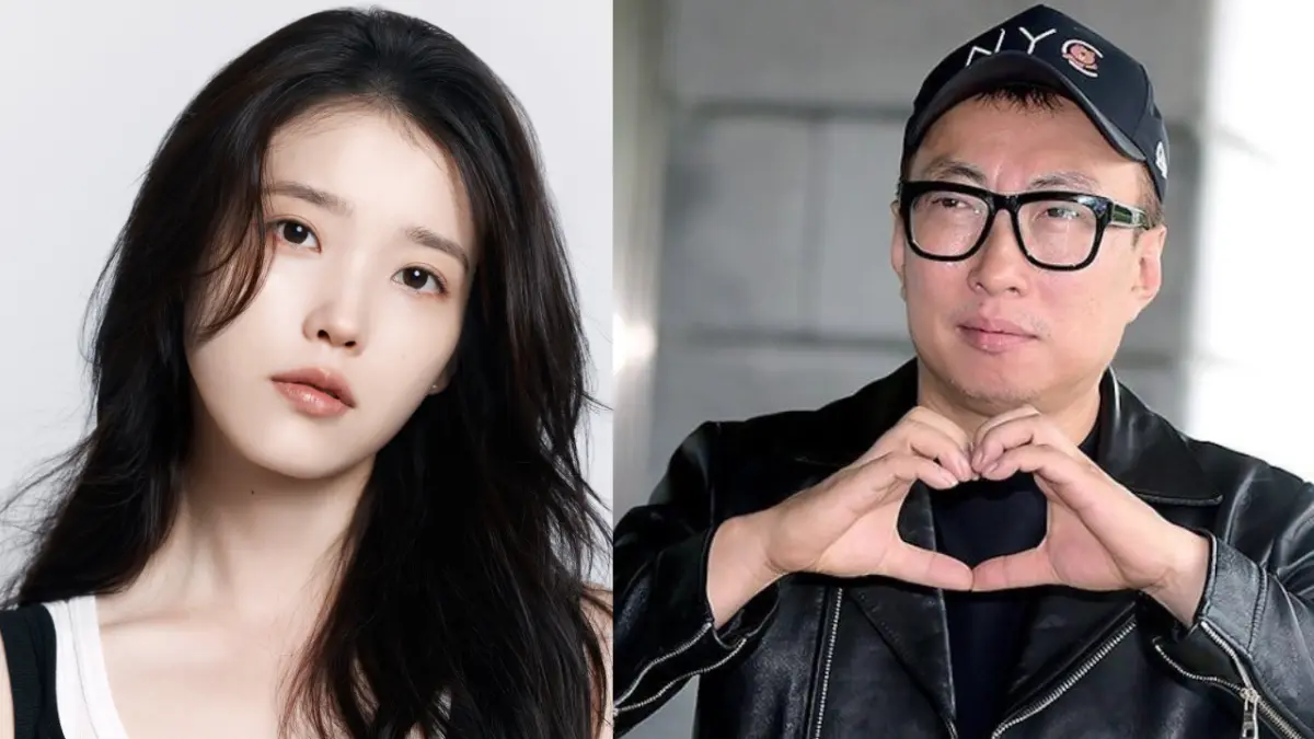 IU (kiri) dan Park Myung Soo. (Soompi)