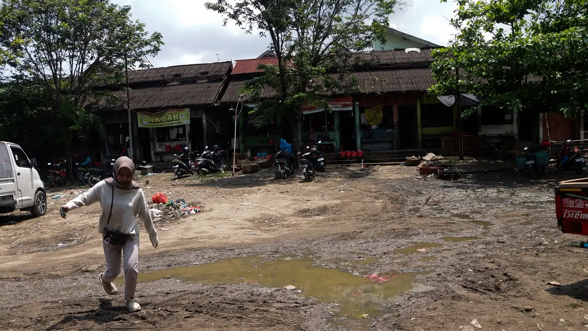 Kondisi Pasar Hewan Semanggi, Kota Solo yang semakin memprihatinkan. (M.IHSAN/RADAR SOLO)