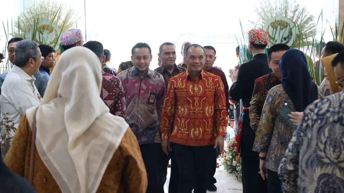 BERCENGKRAMA: Ketua DPRD Jateng Sumanto menghadiri entry meeting pemeriksaan LKPD Tahun 2025 di Auditorium BPK Perwakilan Provinsi DKI Jakarta, Kamis (2/4/2026). (ISTIMEWA)