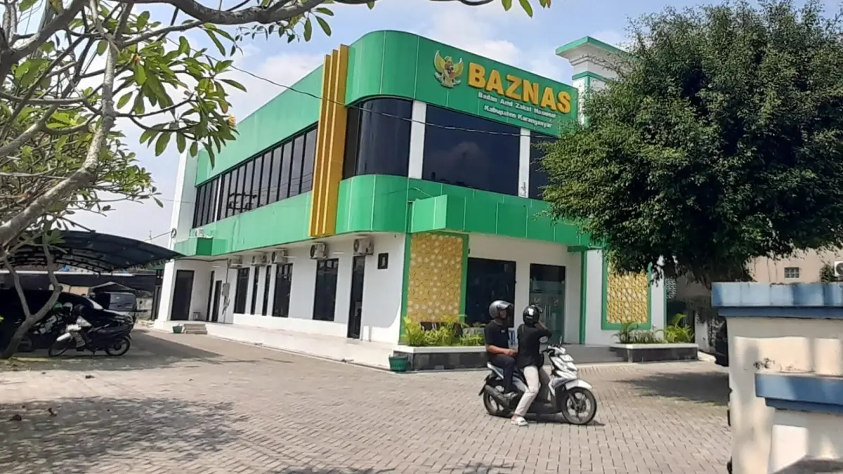 Kantor Badan Amil Zakat Nasional (Baznas) Kabupaten Karanganyar di Jalan Lawu, Karanganyar. (Rudi Hartono/Radar Solo) 