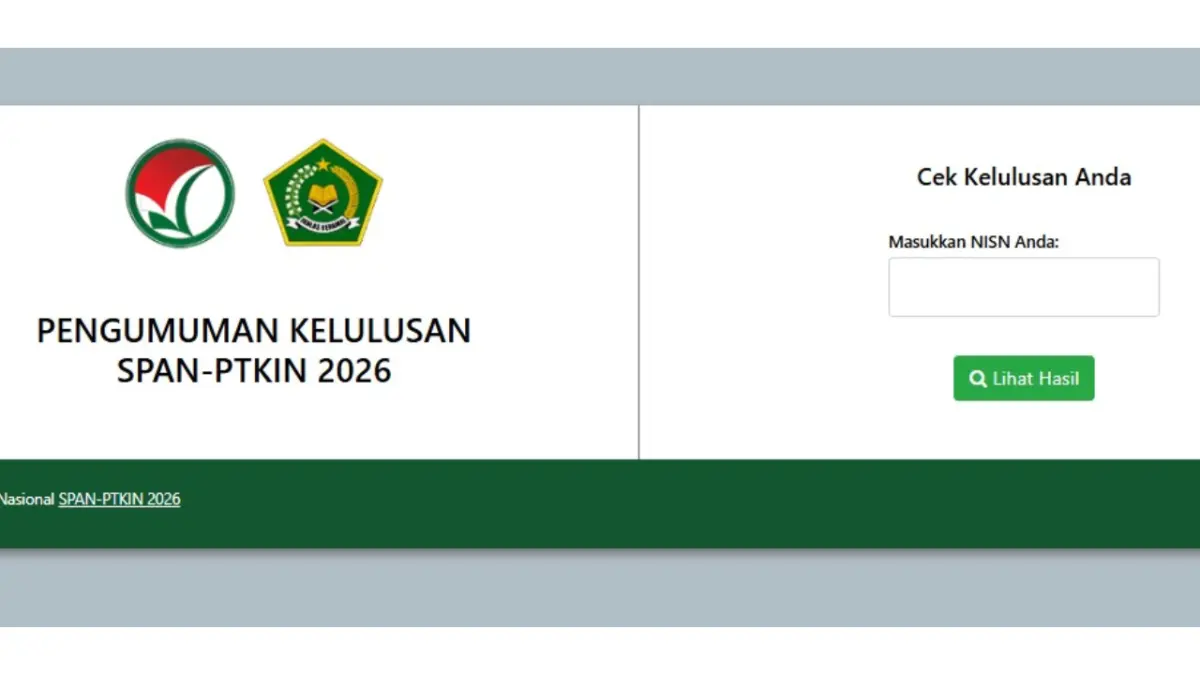 Pengumuman Kelulusan SPAN-PTKIN 2026