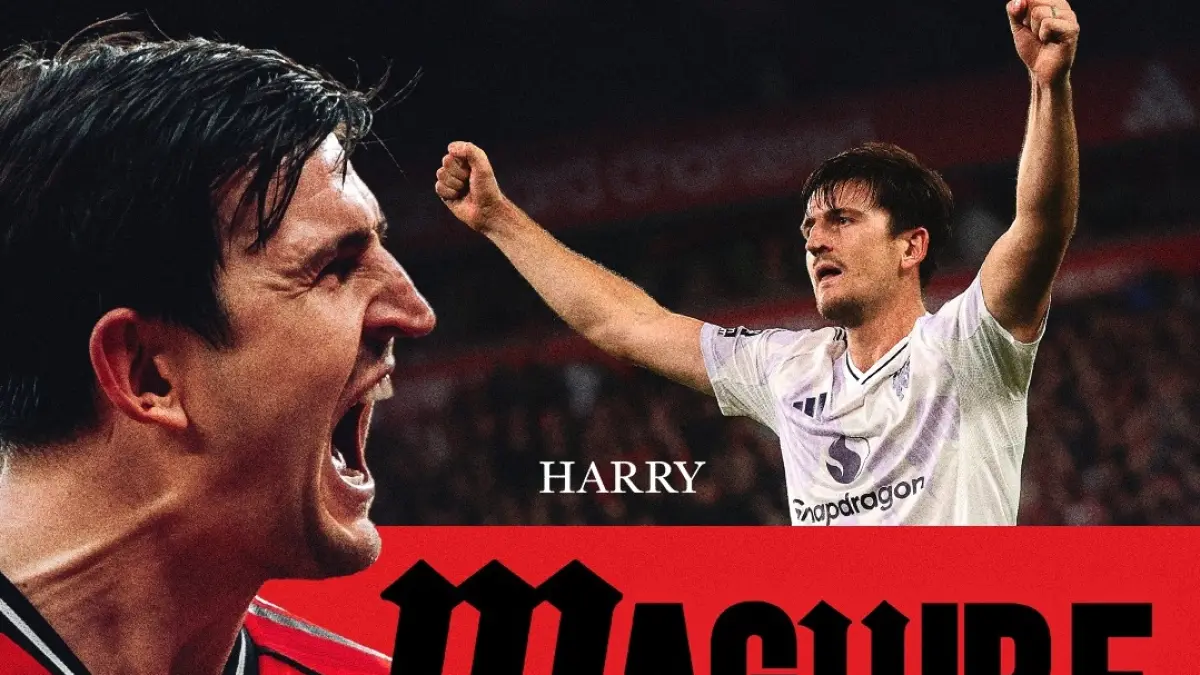 Harry Maguire Tunjukkan Loyalitas ke MU: Rela Pangkas Gaji demi Kontrak di Manchester United (Instagram/manutd)