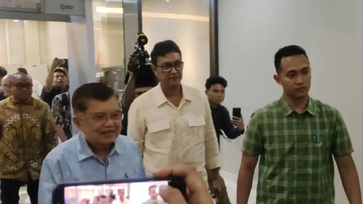  JK mendatangi Gedung Bareskrim Polri, Jakarta, Rabu (8/4/2026) guna melaporkan kasus dugaan pencemaran nama baik dan penyebaran berita hoaks. (ANTARA)