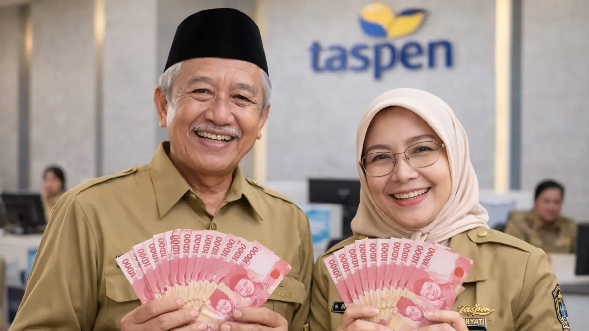 Ilustrasi Gaji Pensiunan PNS (GEMINI AI)