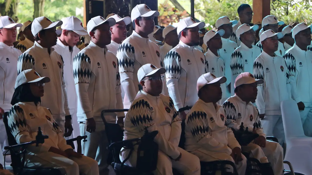 Pelepasan atlet-atlet NPC Indonesia ke ASEAN Para Games Thailand Janauri 2026 (Arief Budiman/Radar Solo)
