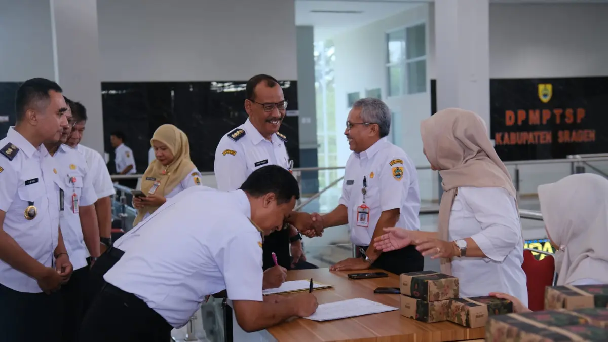 Pengarahan IGA 2026 di MPP Sragen, Rabu (8/4/2026). (Ahmad Khairudin/Radar Solo)