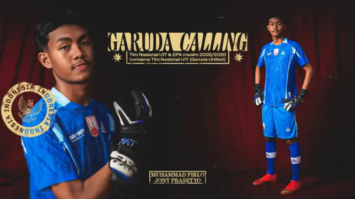 POTENSIAL: Kiper Persis Solo U16 Muhammad Firlo Jony Prasetyo. (TIM MEDIA PERSIS SOLO)