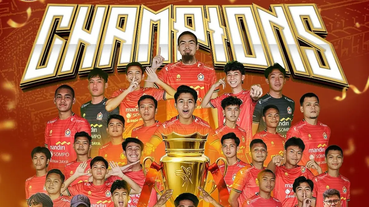 ASIOP FC juara Liga 4 Jakarta. (INSTAGRAM ASIOP FC) 