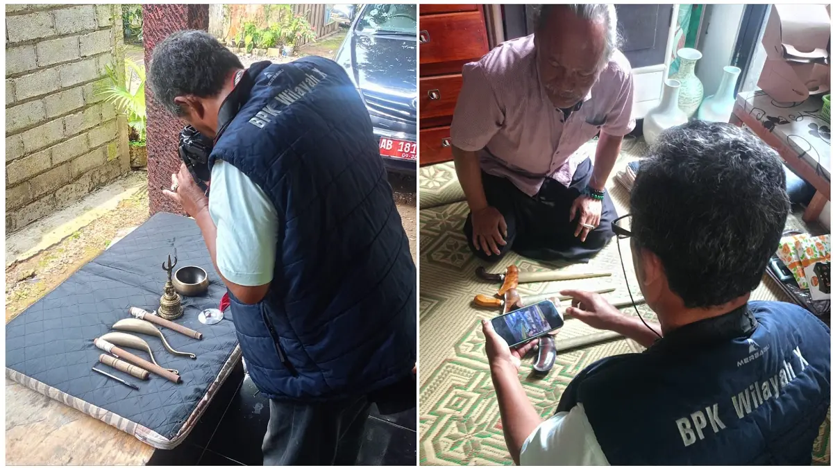 BPK Wilayah X dan Disdikbud Boyolali lakukan pendataan objek pemajuan kebudayaan untuk didaftarkan Jadi WBTB. (Dokumen Bidang Kebudayaan Disdikbud Boyolali)