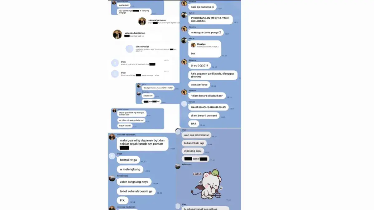 Grup Chat FH UI Apa (X.com/@sampahfhui)