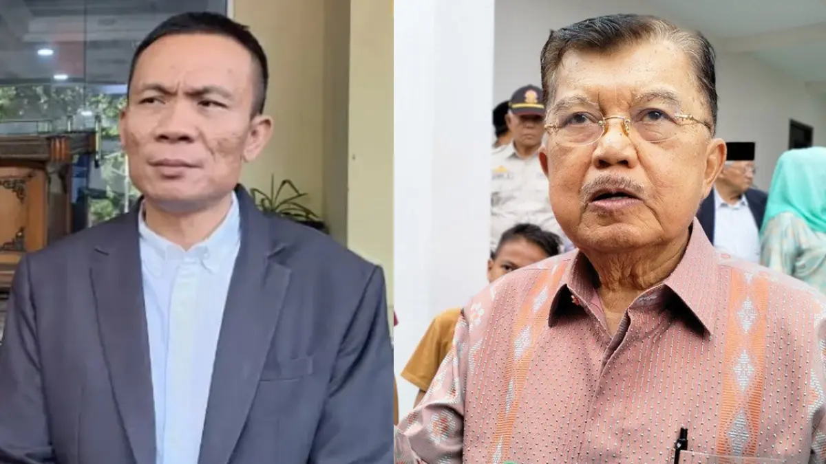 Rismon Sianipar (kiri), Jusuf Kalla (kanan)