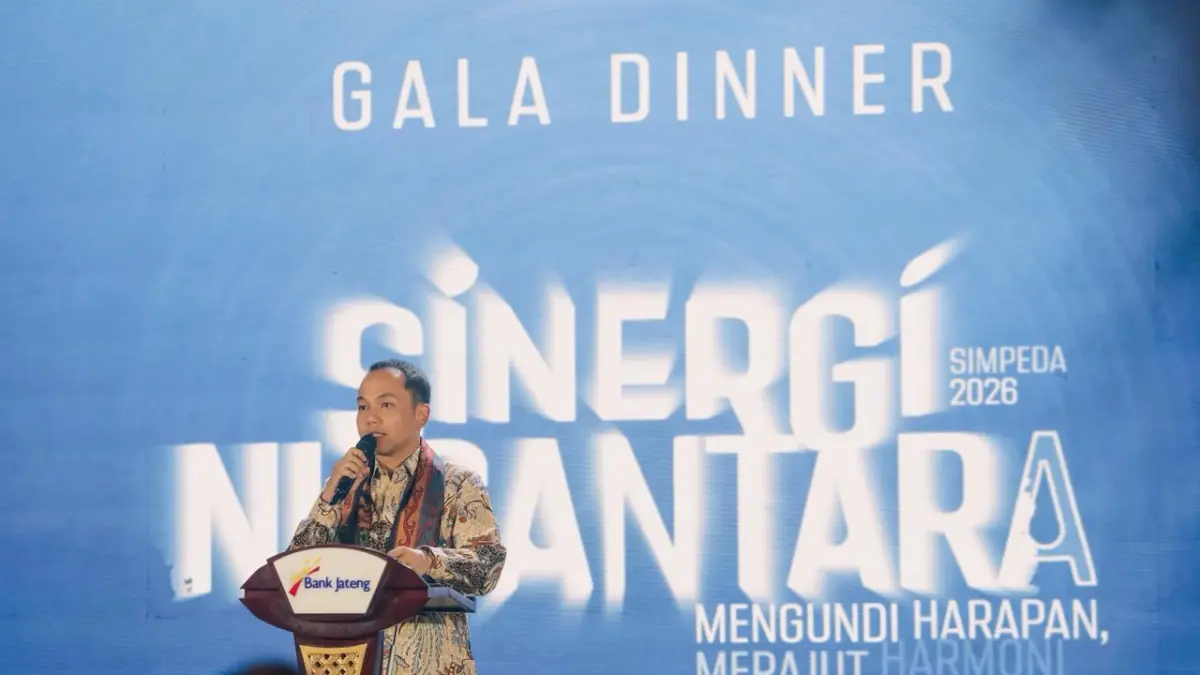 Wali Kota Solo Respati Ardi beri sambutan di galadiner Sinergi Simpeda Nusantara, Kamis malam (16/4). (Ist)