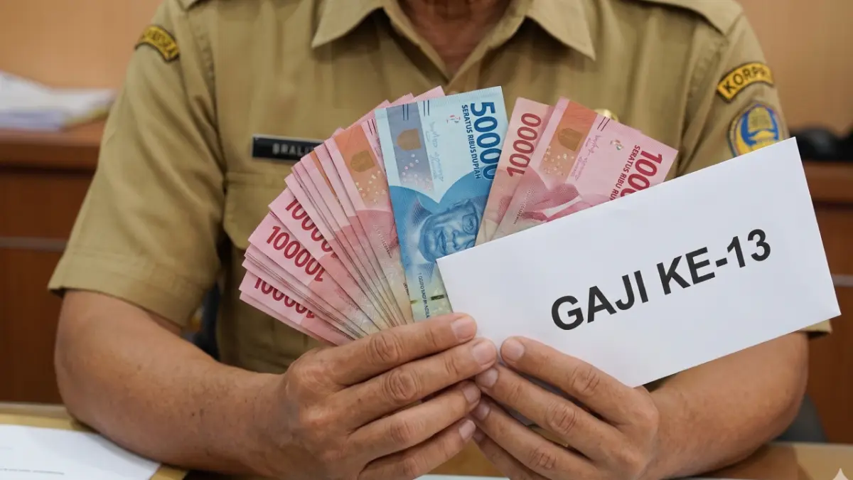 Ilustrasi gaji ke-13 ASN.