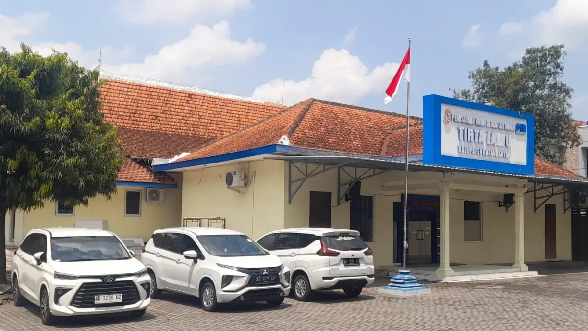 Kantor PUDAM Tirta Lawu Karanganyar. (Rudi Hartono/Radar Solo)