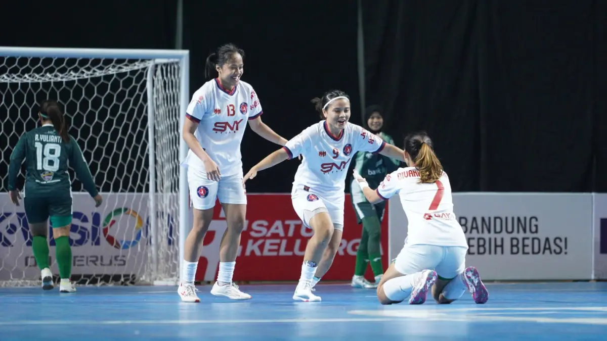 NAM ABP Women melawan Mojang Bandung di Laga Pembuka WPFL 2026. (Dokumentasi KFI)