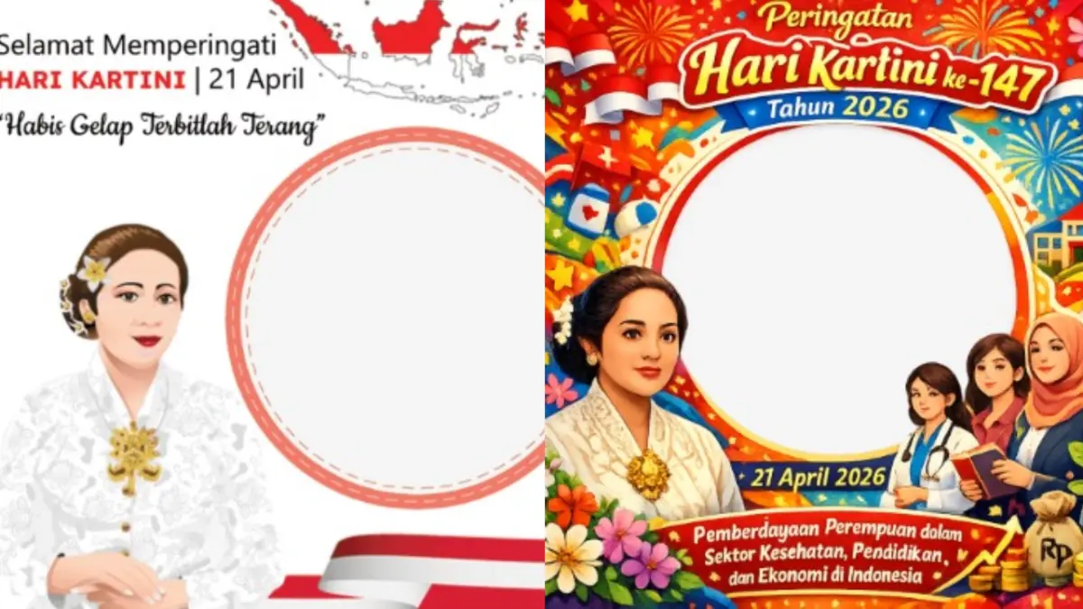 Twibbon Hari Kartini 2026. (twibbonize.com)