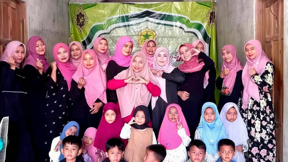 KOMPAK: Siswa RAIA dan MI KASUKA Sragen dalam sebuah acara.
