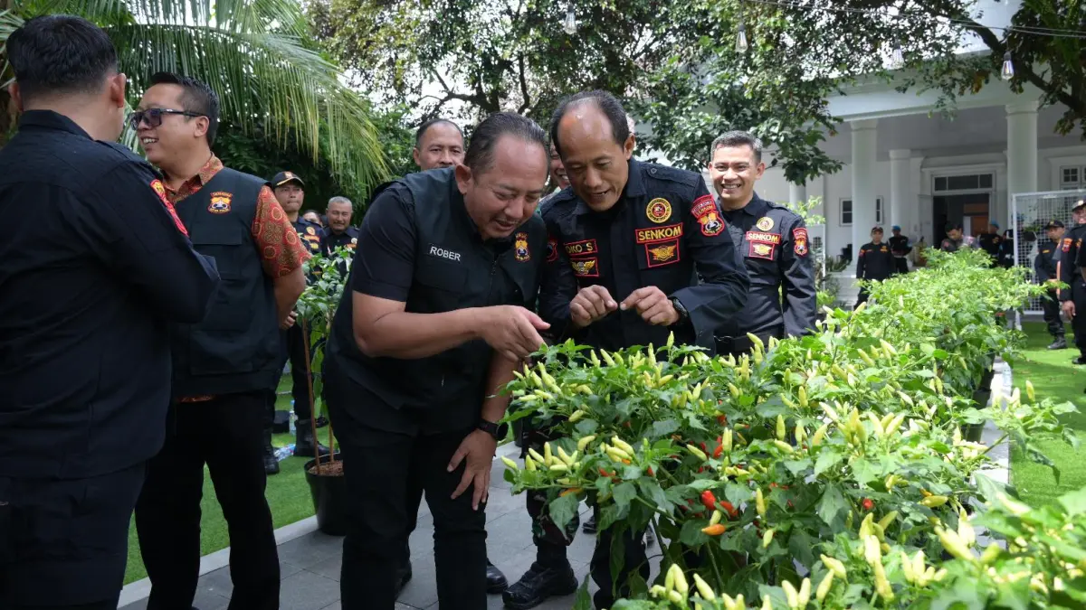 Bupati Karanganyar Rober Christanto hadiri Festival Panen Lombok, Rabu (22/4/2026). (Rudi Hartono/Radar Solo)