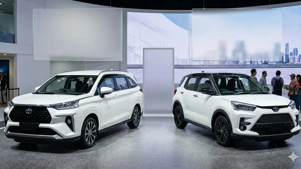 ILUSTRASI Toyota Veloz vs Toyota Raize, Mana Lebih Cocok untuk Harian? Simak Perbandingan Lengkapnya (GEMINI AI)