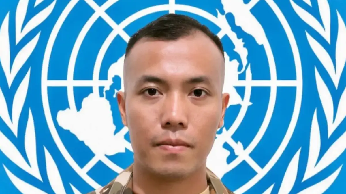 Kopral Rico Pramudia, prajurit TNI yang meninggal dunia dalam penugasan bersama UNIFIL di Lebanon Selatan. (UNIFIL)

