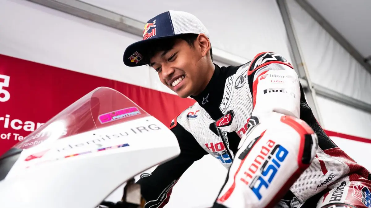 Veda Ega Pratama Hadapi Tantangan Baru, Harus Lewati Q1 di Moto3 Spanyol 2026 (Honda Team Asia)
