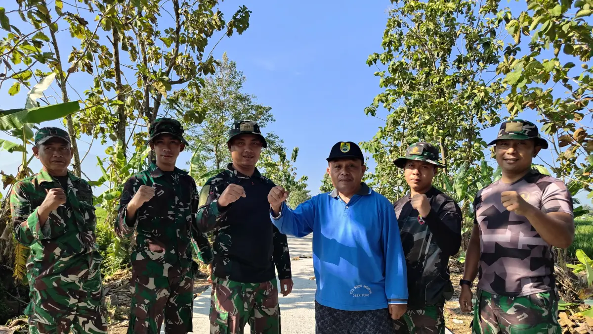 TMMD Reg Ke-128 di Desa Puro, Kecamatan Karangmalang, Sragen. (ISTIMEWA) 