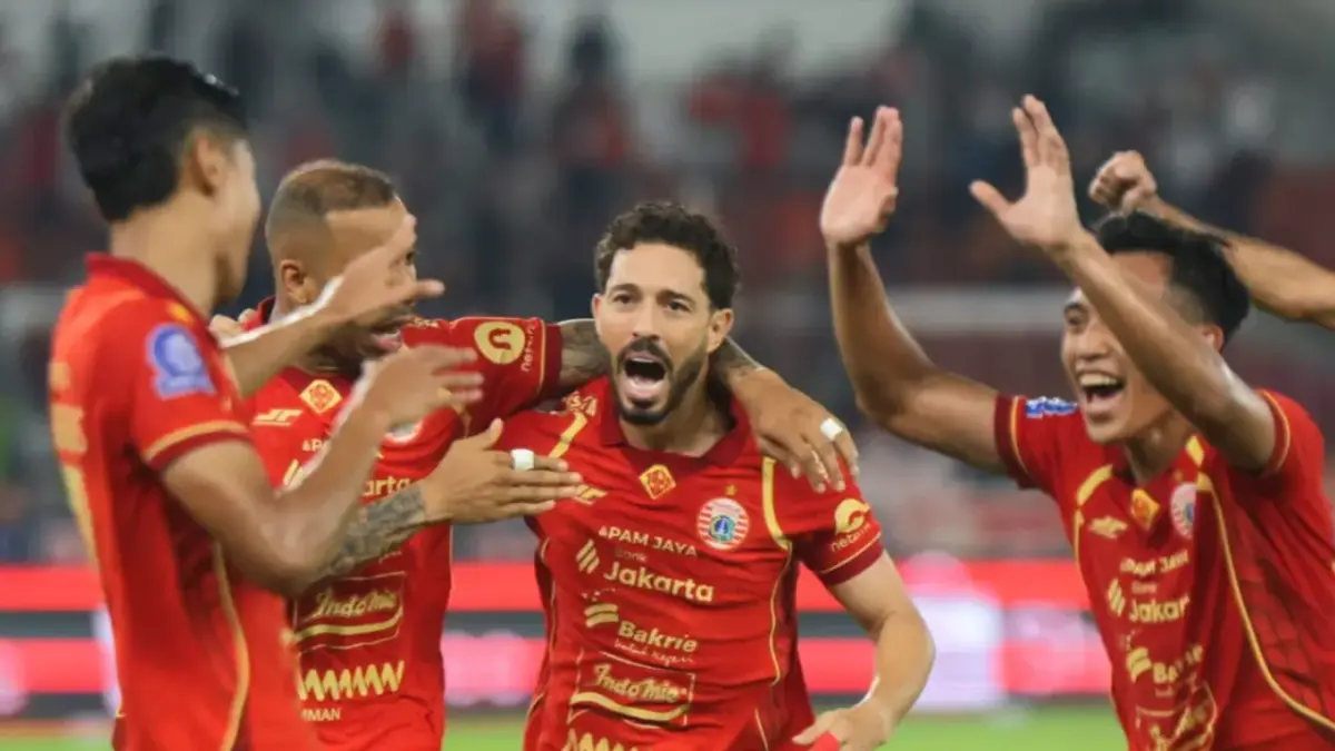 Jean Mota di laga Persija Jakarta vs Persis Solo pada pertandingan Super League 2025/2026 di SUGBK, Jakarta, Senin (27/4/2026). (Dery Ridwansah/ JawaPos.com)

