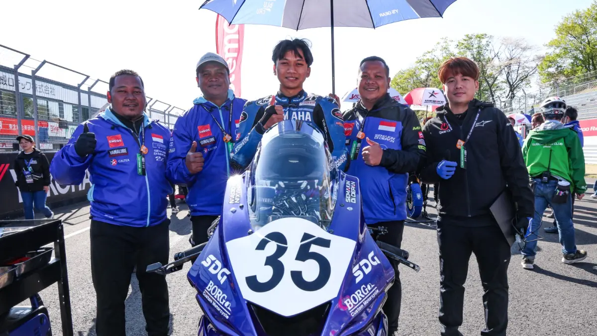 Rider Yamaha Racing Indonesia asal Boyolali Wahyu Nugroho jelang terjun di kejuaraan internasional. (DOK. YAMAHA)