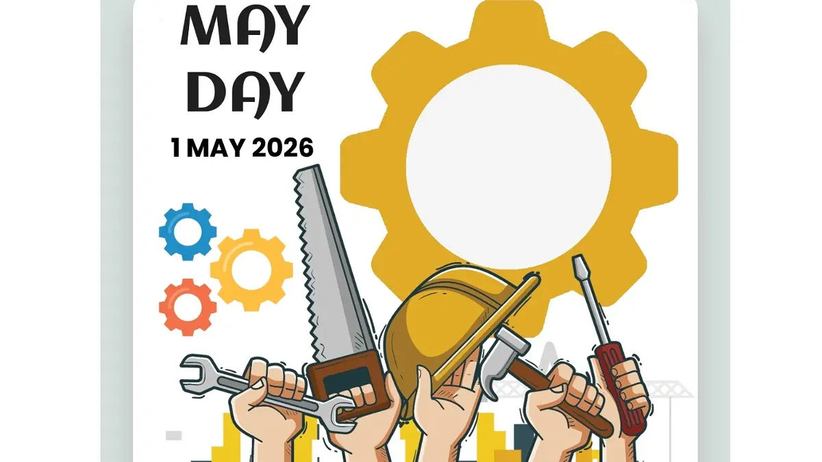Twibbon Hari Buruh (May Day) 2026. (Twibbonize)