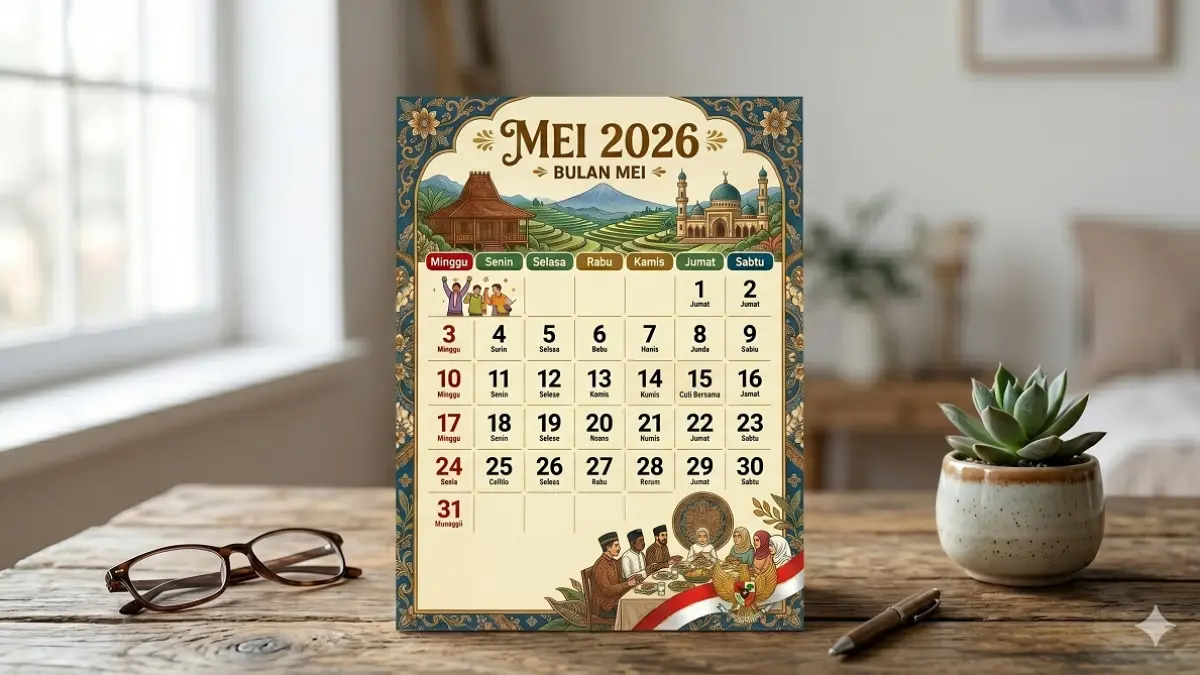 10 Tanggal Merah Bulan Mei 2026! Catat Hari Libur Nasional, Cuti Bersama, dan Jadwal Long Weekend (GEMINI AI)