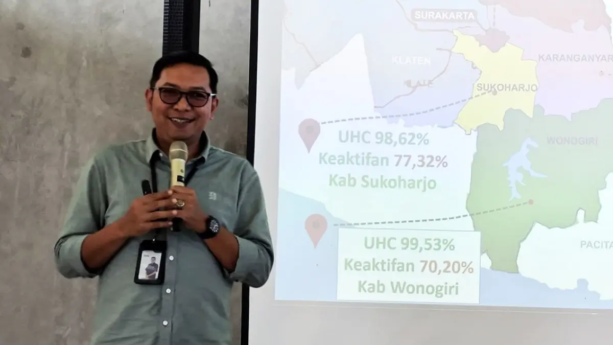 Kepala Bagian Mutu Layanan Kepesertaan BPJS Kesehatan KC Surakarta Hardiyanto Wijoyo