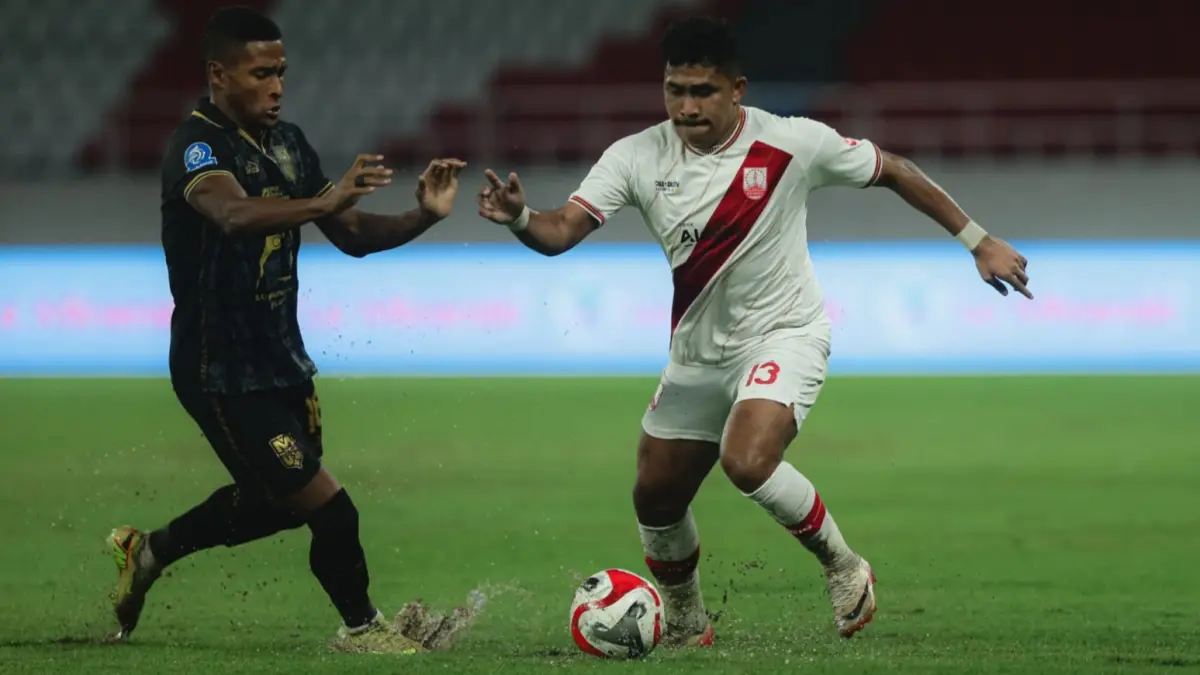 Pertandingan Malut United vs Persis Solo di Stadion Jatidiri di Super League 2025/2026. (TIM MEDIA PERSIS SOLO) 
