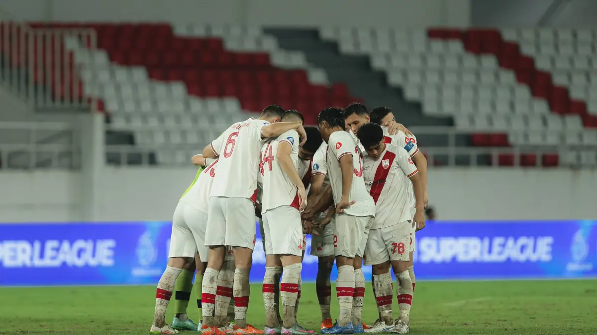 Skuad Persis Solo bersiap menatap kerasnya laga Super League 2025/2026. (TIM MEDIA PERSIS SOLO). 