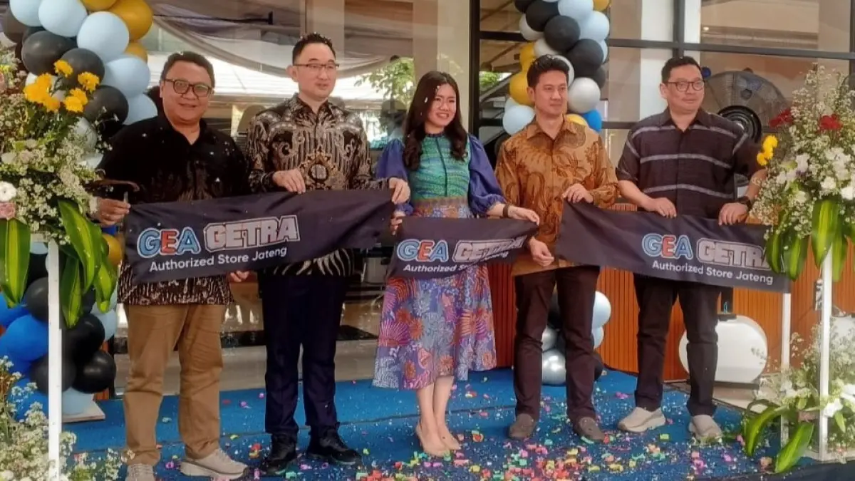GEA GETRA launching toko authorized pertama di Jawa Tengah yang berlokasi di di Jl. Yos Sudarso No. 355, Danukusuman, Kecamatan Serengan, Kota Solo, sELASA (5/5/2026). (ISTIMEWA)