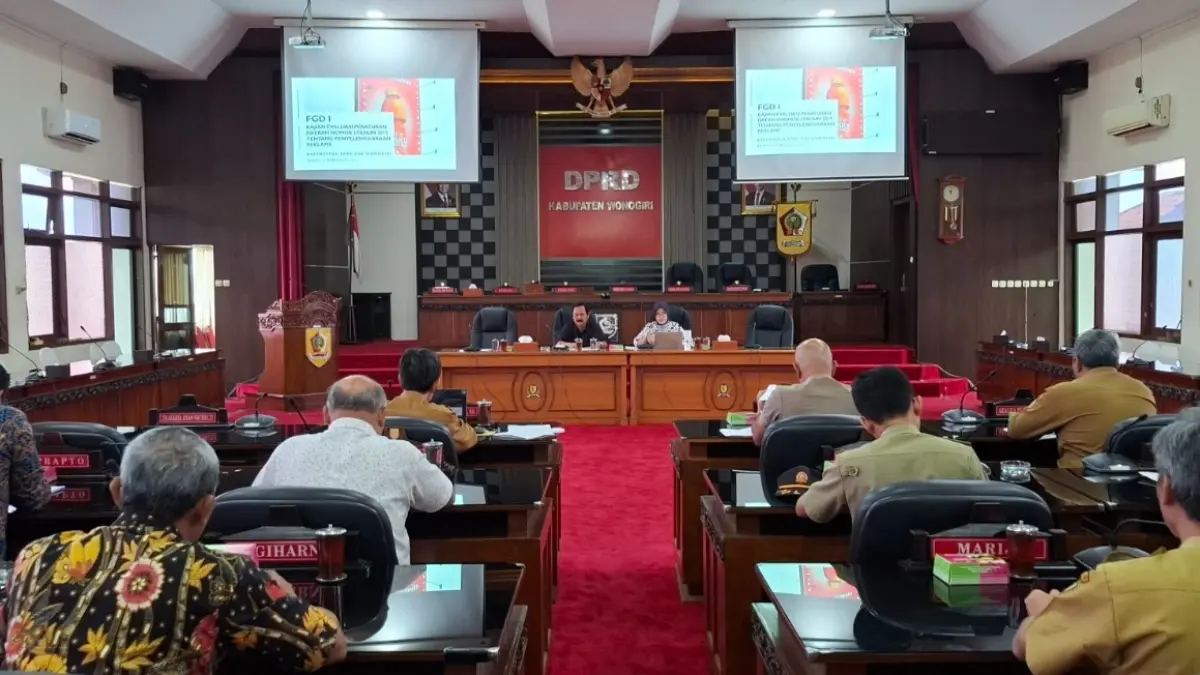 Kegiatan Bapemperda DPRD Kabupaten Wonogiri. (ISTIMEWA) 