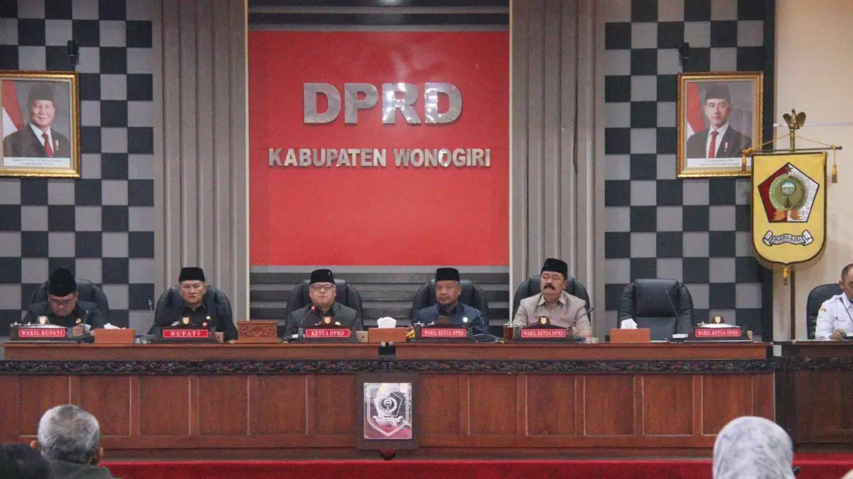Unsur pimpinan DPRD Wonogiri.