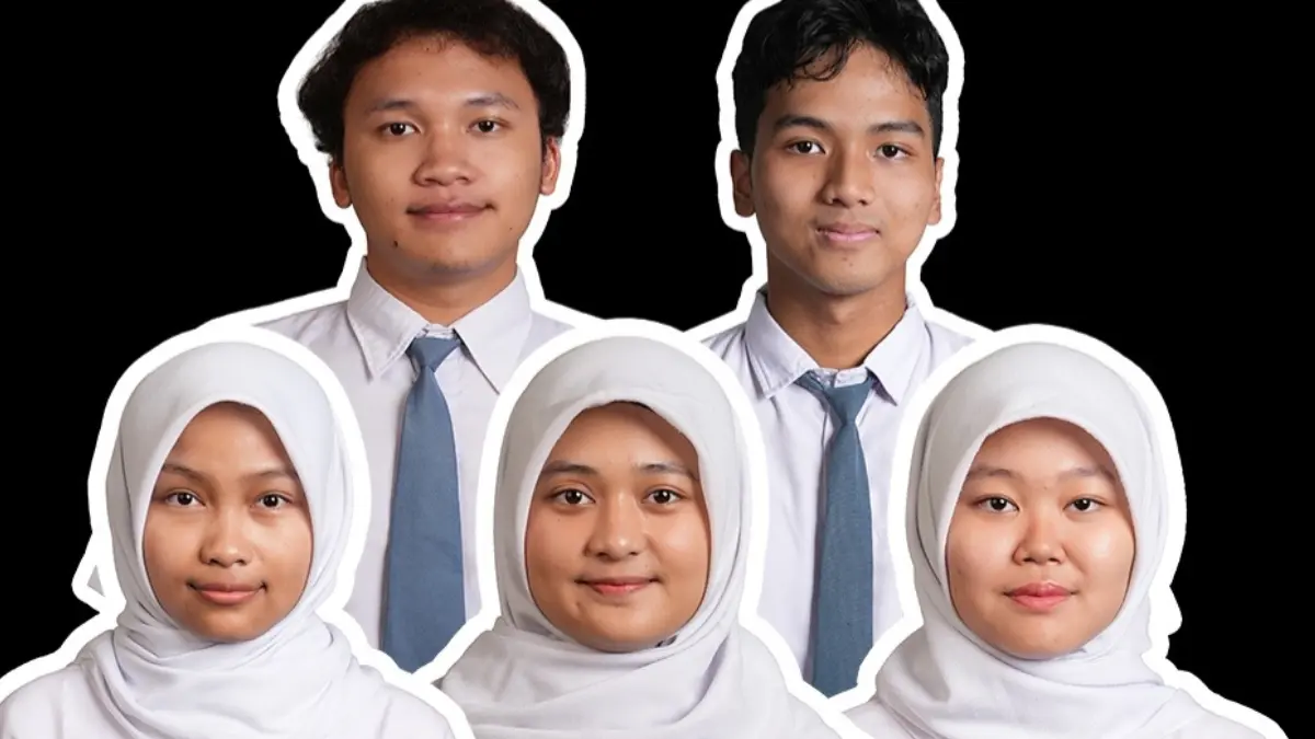 Lima murid angkatan pertama SMA Unggulan Rushd berhasil meraih Beasiswa Garuda dari Pemerintah Indonesia. (DOK.SMA UNGGULAN RUSHD) 