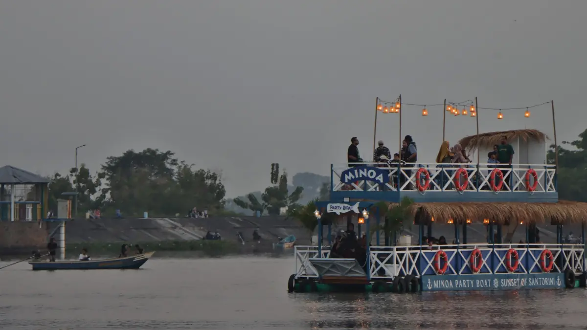 Perahu wisata siap memanjakan pengunjung Waduk Cengklik, Boyolali. (ARIEF BUDIMAN/RADAR SOLO)