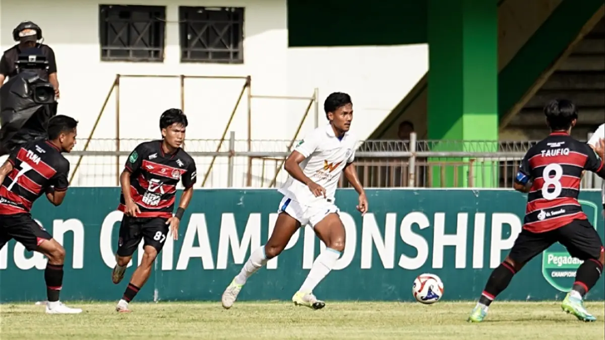 Pertandingan Persekat Tegal vs Persija Balikpapan di Championship 2025/2026.(INSTAGRAM PERSIBA BALIKPAPAN) 