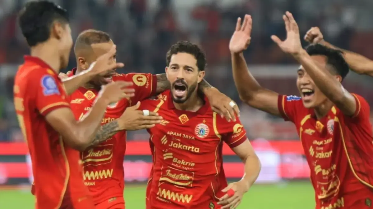 Jean Mota di laga Persija Jakarta vs Persis Solo pada pertandingan Super League 2025/2026 di SUGBK, Jakarta, Senin (27/4). (Dery Ridwansah/JawaPos.com)


