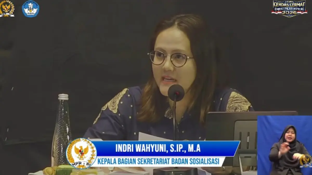 Indri Wahyuni, Kepala Bagian Sekretariat Badan Sosialisasi MPR RI.