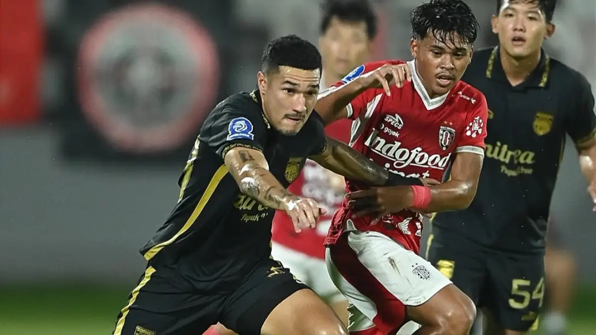 Laga Bali United melawan Borneo FC Samarinda di Super League 2025/2026.