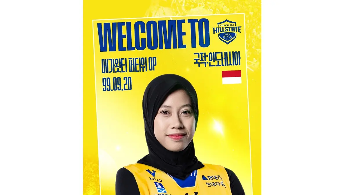 Megawati Hangestri Resmi Gabung Hyundai Hillstate di Liga Voli Korea (instagram.com/hdecvolleyballteam)
