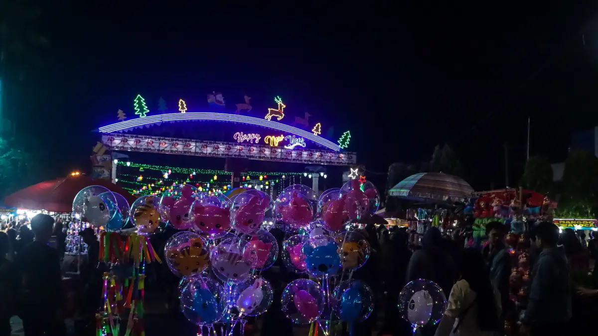 Event Car Free Night menyambut tahun baru 2026 lalu. (M Ihsan/Radar Solo)
