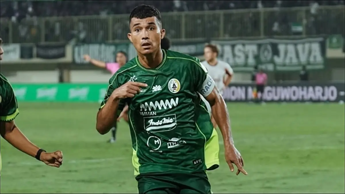 Gustavo Tocantins cetak gol untuk PSS Sleman di Liga 2 2025/2026. (TIM MEDIA PSS SLEMAN) 