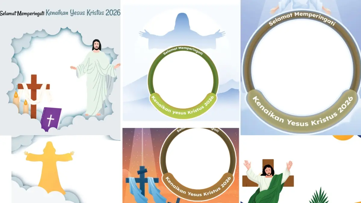 50 Link Twibbon Hari Kenaikan Yesus Kristus 2026 Paling Lengkap, Gratis dan Terbaru, Begini Cara Pasang Foto