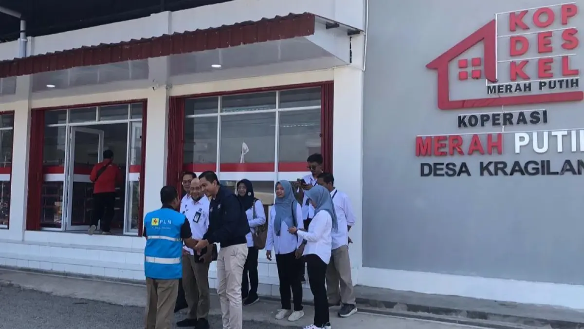 Bangunan Koperasi Desa Merah Putih di Desa Kragilan, Kecamatan Mojosongo, Boyolali yang dicek Menkop, Rabu (13/5/2026). (IWAN ADI/RADAR SOLO) 