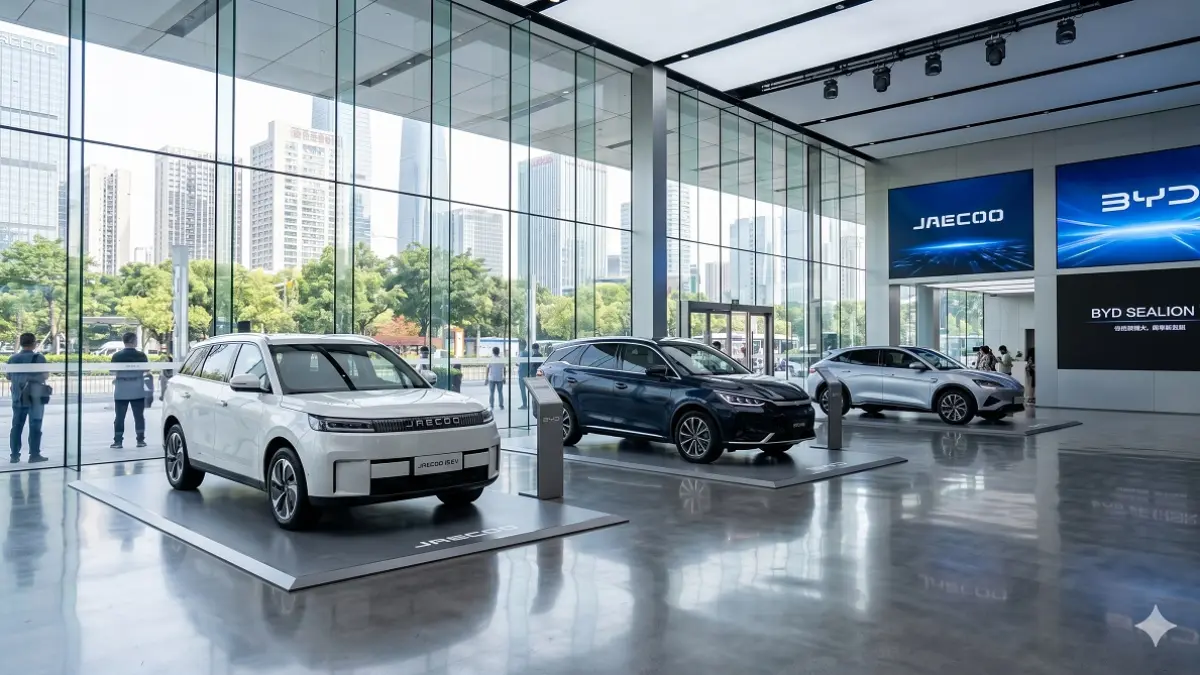 Mobil Listrik Terlaris April 2026: 10 Besar yang Paling Banyak Dibeli di Indonesia, BYD dan Jaecoo Panaskan Pasar EV (GEMINI AI)
