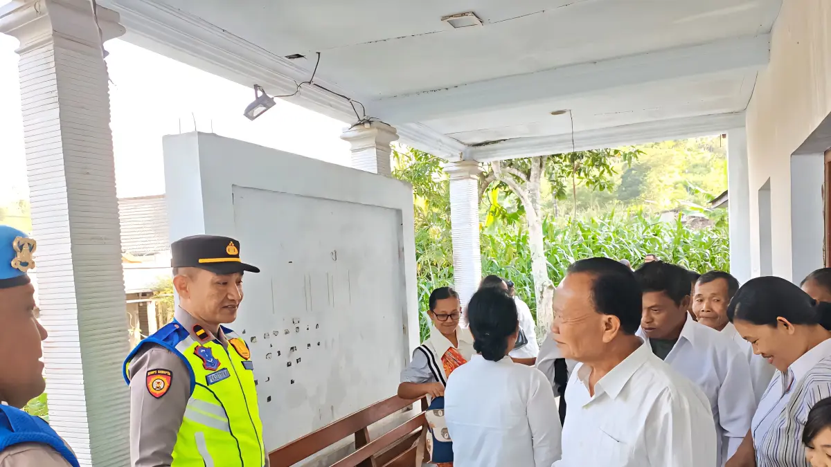 Polisi Disebar ke Sejumlah Gereja, Ibadah Kenaikan Isa Almasih di Wonogiri Berjalan Aman (IWAN ADI/RADAR SOLO)